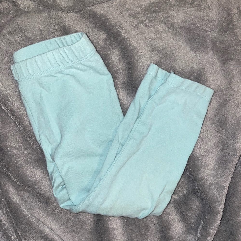 -kids 4t teal leggings